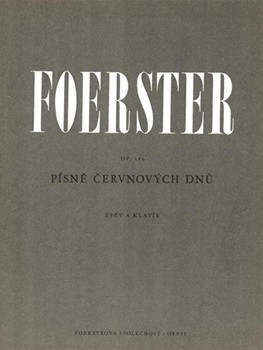 Lieder der Junitage by Foerster Josef Bohu for SSolo/Pian