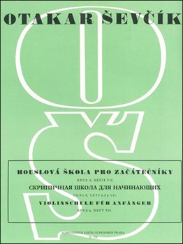 Violinschule fur Anfanger op. 6 -Heft 7- by Sevcik Otakar for V