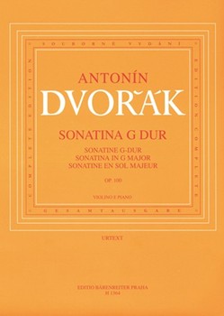 Sonatina for Violin and Piano G major op. 100 by Dvorak Antonin for V/Piano