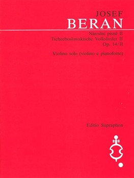 Volkslieder op. 14 -Heft 2 (fur Anfanger)- by Beran Josef for V/Piano