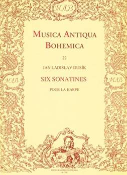 Six sonatines pour la harpe by Dussek Jan Ladislav for Harp