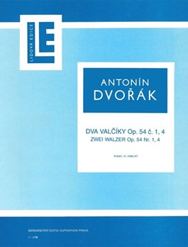 zwei Walzer op. 54/14 by Dvorak Antonin - Vinklat K. - for Piano