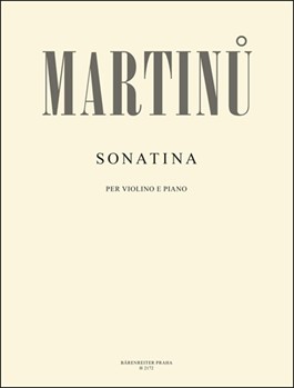 Sonatina for Violin and Piano by Martinu Bohuslav for V/Piano