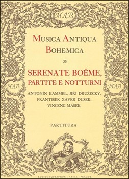 Serenate Boeme partite e notturni by Kammel Antonin / Dr for 2Ob/2Hn/ba