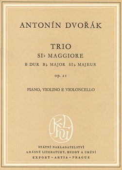 Klaviertrio B-Dur op. 21 by Dvorak Antonin for Piano/V/Vc