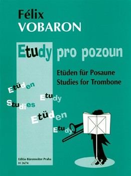 Etuden fur Posaune by Vobaron Felix for Trombone