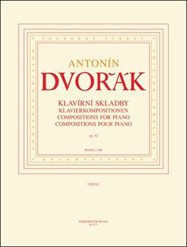 Klavierkompositionen op. 52 by Dvorak Antonin for Piano