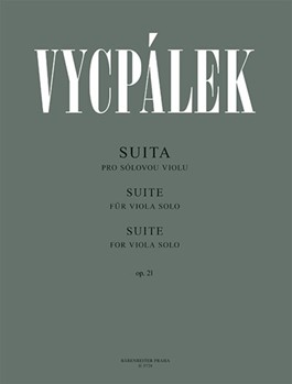 Suite fur Viola Solo op. 21 by Vycpalek Ladislav for Va