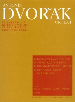 String Quartet Nr. 3 D-Dur by Dvorak Antonin for 2V/Va/Vc