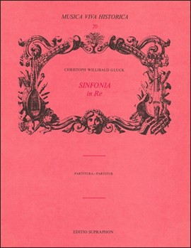 Sinfonia in Re by Gluck Christoph Willibald for 2V/Va/Bass