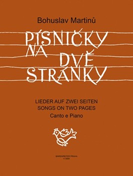 Liedchen auf zwei Seiten by Martinu Bohuslav for SSolo/TSol