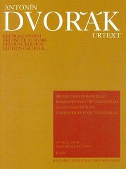 Kompositionen fur Violoncello -Slawischer Tanz Op. 46 Nr. 8 Slawischer Tanz Op. 46 Nr. 3 Polonaise by Dvorak Antonin - Burghauser Jarmil - for Vc/Piano