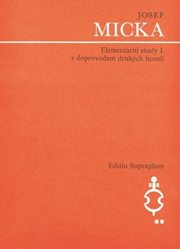 Elementare Etuden I -mit Begleitung zweiter Violine- by Micka Josef for 2V