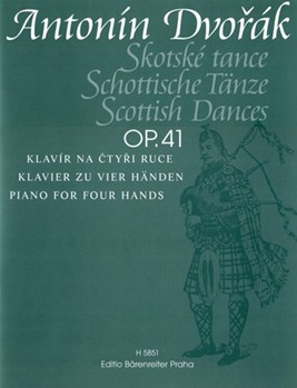 Schottische Tanze op. 41 by Dvorak Antonin for Piano-4ms