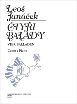 vier Balladen auf Worte der Volkspoesie by Janacek Leos for MezSolo/Ba