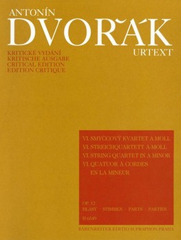 String Quartet Nr. 6 a-Moll op. 12 by Dvorak Antonin for 2V/Va/Vc
