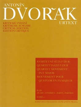 Quartettsatz F-Dur by Dvorak Antonin for StrQuar(2V