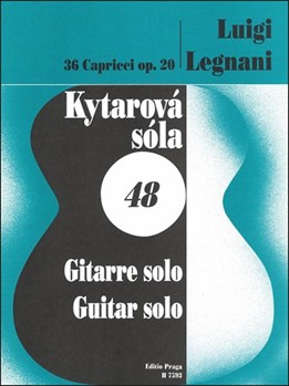 36 Capriccen op. 20 by Legnani Luigi for Guitar