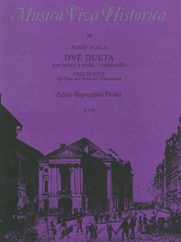 zwei Duette fur Oboe und Bratsche / Violoncello -fur Oboe und Bratsche / Violoncello- by Fiala Josef for Ob/Va/Vc