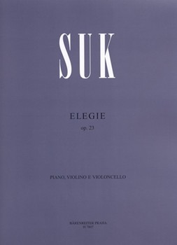 Elegie op. 23 by Suk Josef for Piano/V/Vc