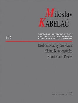 Kleine Klavierstucke by Kabelac Miloslav for Piano