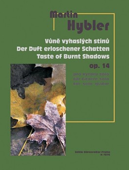 Der Duft erloschener Schatten op. 14 by Hybler Martin for Guitar
