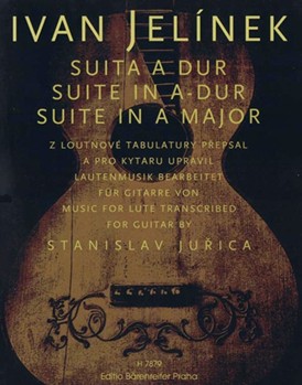 Suite in A-Dur by Jelinek Ivan for Guitar
