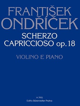 Scherzo capriccioso op. 18 by Ondricek Frantisek for V/Piano