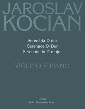 Serenade D-Dur by Kocian Jaroslav for V/Piano