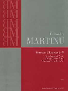 String Quartet Nr. 5 by Martinu Bohuslav - Brezina Ales - for 2V/Va/Vc
