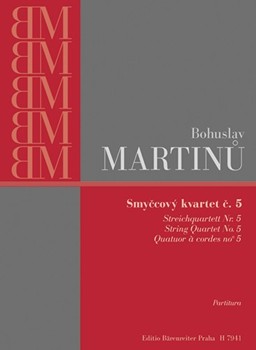 String Quartet Nr. 5 by Martinu Bohuslav - Brezina Ales - for 2V/Va/Vc