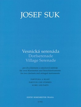Dorfserenade by Suk Josef for 2Clarinet/
