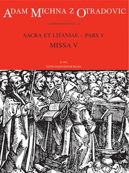 Sacra et litaniae - pars V: Missa V by Michna Adam z Otrad for BSolo/Mixe