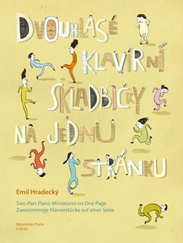 Two-Part Piano Miniatures on One Page by Hradecky Emil for Piano