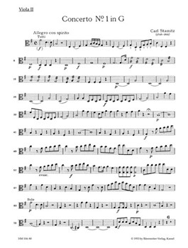 Konzert fur Violoncello und Orchester Nr. 1 G-Dur by Stamitz Carl for