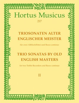 Triosonaten alter englischer Meister fur 2 Altblockfote und Basso continuo -Daniel Purcell: Sonate F by for 2Recorder-