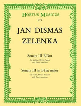 6 Sonaten fur 2 Oboen oder Violine und Oboe Fagott (Violoncello) und Basso continuo. Heft 3 (Sonate by Zelenka Jan Dismas for V/Ob/basso
