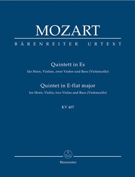 Quintett Es-Dur KV 407 (386c) -Hornquintett- by Mozart Wolfgang Amadeus for Hn/V/2Va/V
