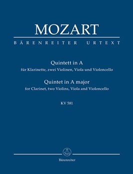 Quintet In A Major KV 581 by Mozart Wolfgang Amadeus for Mini Score