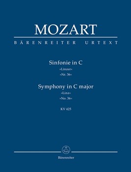 Symphony Nr. 36 C major K. 425 "Linz Symphony" by Mozart Wolfgang Amadeus for 2Ob/2basso