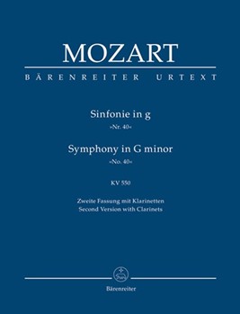 Symphony #40 K 550 by Mozart Wolfgang Amadeus for Mini Score