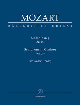 Symphony Nr. 25 G minor K. 183 (K.6: 173 dB) by Mozart Wolfgang Amadeus for 2Ob/2basso