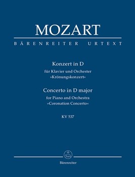 Concerto for Piano and Orchestra Nr. 26 D major K. 537 "Coronation Concerto" by Mozart Wolfgang Amadeus for Piano-Solo