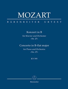 Concerto for Piano and Orchestra Nr. 27 B-flat major K. 595 by Mozart Wolfgang Amadeus for Piano-Solo