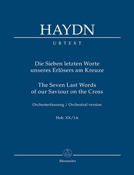 The Seven Last Words of our Saviour on the Cross Hob. XX:1A -Orchestral version of 1785- by Haydn Joseph for 2Fl/2Ob/2b