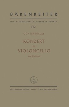 Konzert fur Violoncello und Orchester (1960) (violoncelle) by Bialas Gunter for vc-Solo/Or