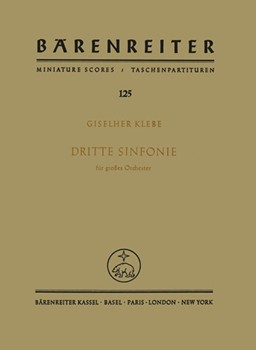 Sinfonie III op. 52 (1966) by Klebe Giselher for 3Fl/Fl-Pic