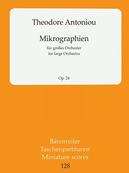 Mikrographien op. 24 (1964) by Antoniou Theodore for 2Fl/Fl3/Fl