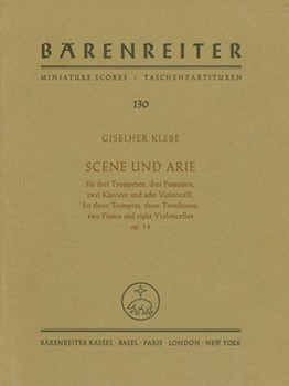 Scene und Arie op. 54 (1968) by Klebe Giselher for 3Trp/3Trom