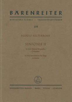 Sinfonie II in zwei Satzen (1969/1970) by Kelterborn Rudolf for Orch
